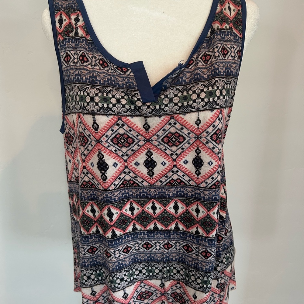 Papermoon Sleeveless Top, Bohemian Print,‎ Casual Tank, Women's Fashion